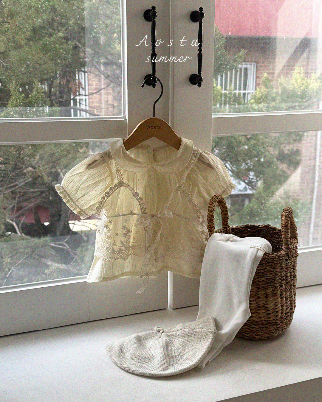 【PREORDER受付終了、ご希望はお問い合わせください。】61.Collar Blouse