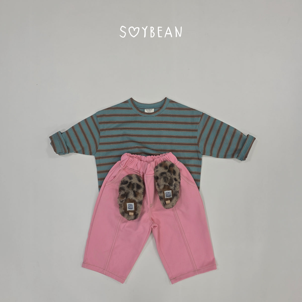 【秋のPRE-ODER 5%OFF】09.Oversized Boxy Stripe Tee (7 Sizes)