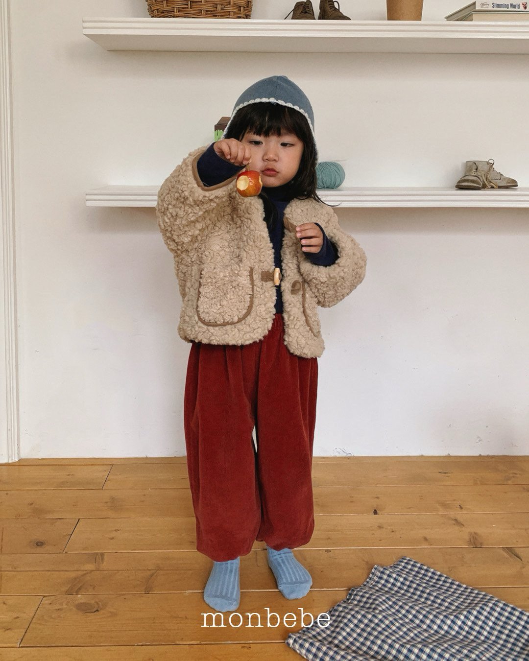 ［monbebe］corduroy jogger pants