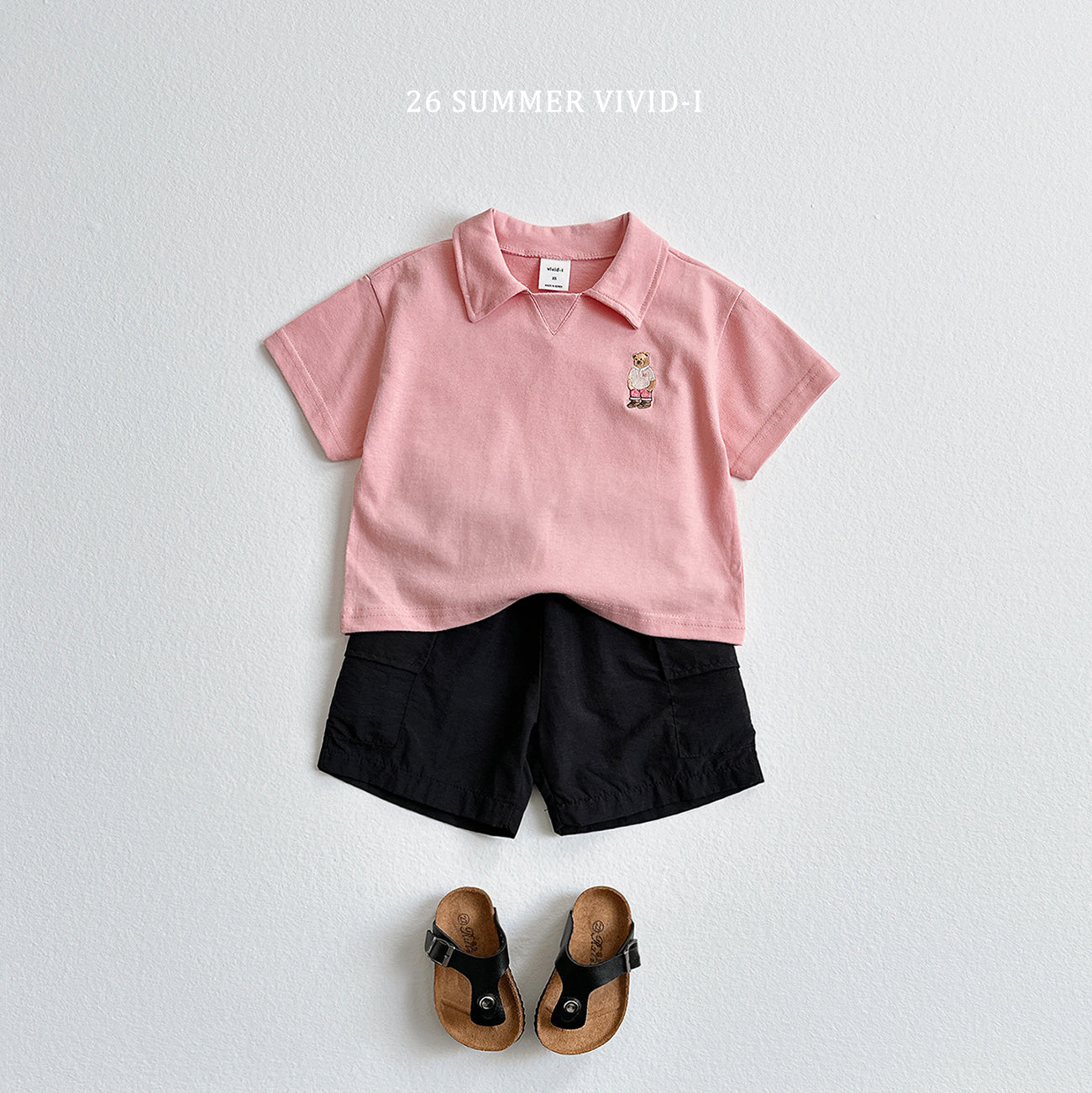 【PREORDER受付終了、ご希望はお問い合わせください。】95.Collar Bear Embroidery Set
