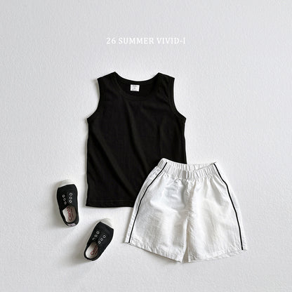 【PREORDER受付終了、ご希望はお問い合わせください。】17.Piping Crinkle Shorts