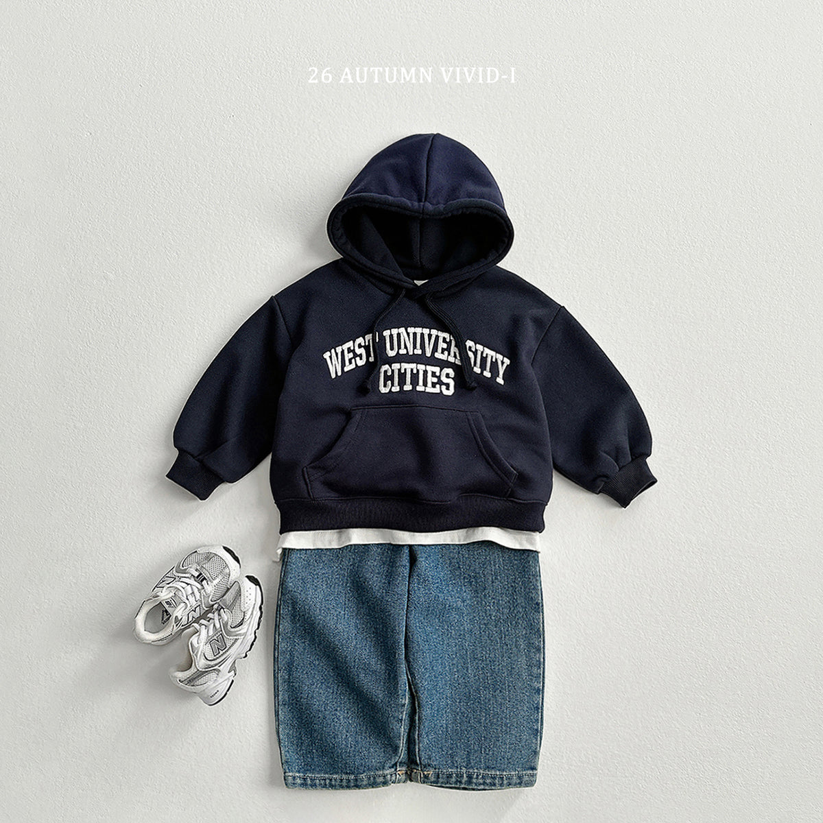 【秋のPRE-ODER 5%OFF】66.West Hooded Sweatshirt