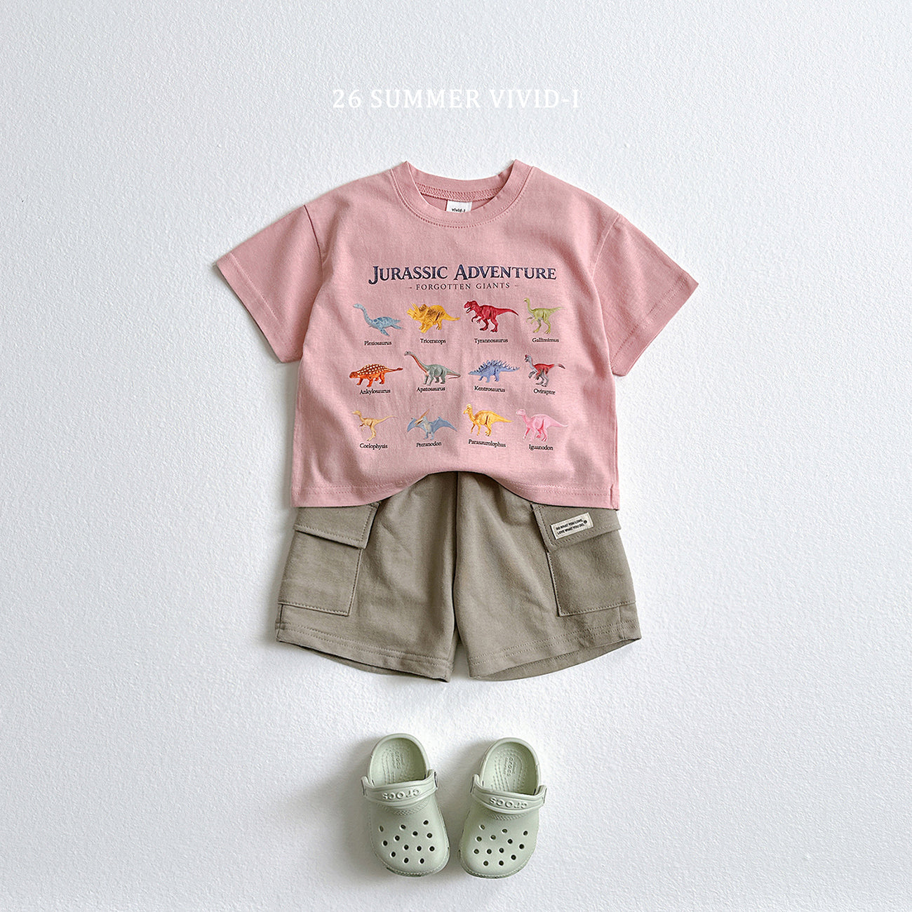 【PREORDER受付終了、ご希望はお問い合わせください。】49.Little Dino ShortSleeve Tee