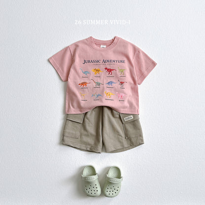 【PREORDER受付終了、ご希望はお問い合わせください。】49.Little Dino ShortSleeve Tee