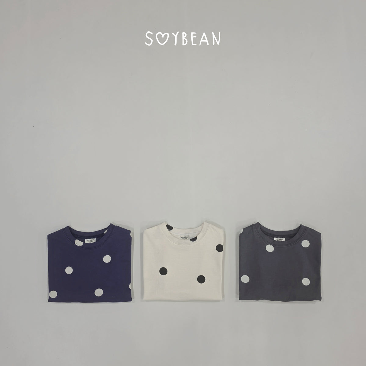 【秋のPRE-ODER 5%OFF】11.Oversized Boxy Dot Tee (7 Sizes)
