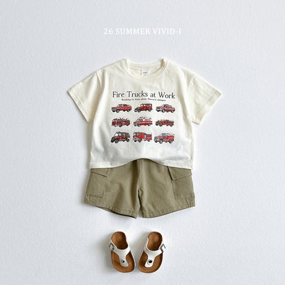 【PREORDER受付終了、ご希望はお問い合わせください。】46.Mini Collar ShortSleeve Tee