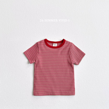 【PREORDER受付終了、ご希望はお問い合わせください。】58.Stripe Rib Raglan Tee
