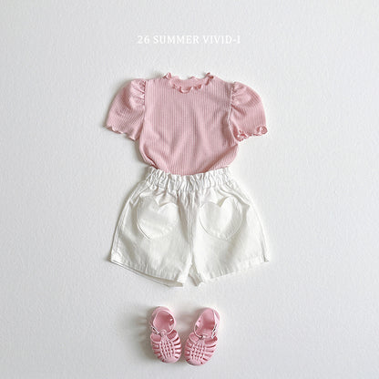 【PREORDER受付終了、ご希望はお問い合わせください。】25.Heart Pocket Shorts