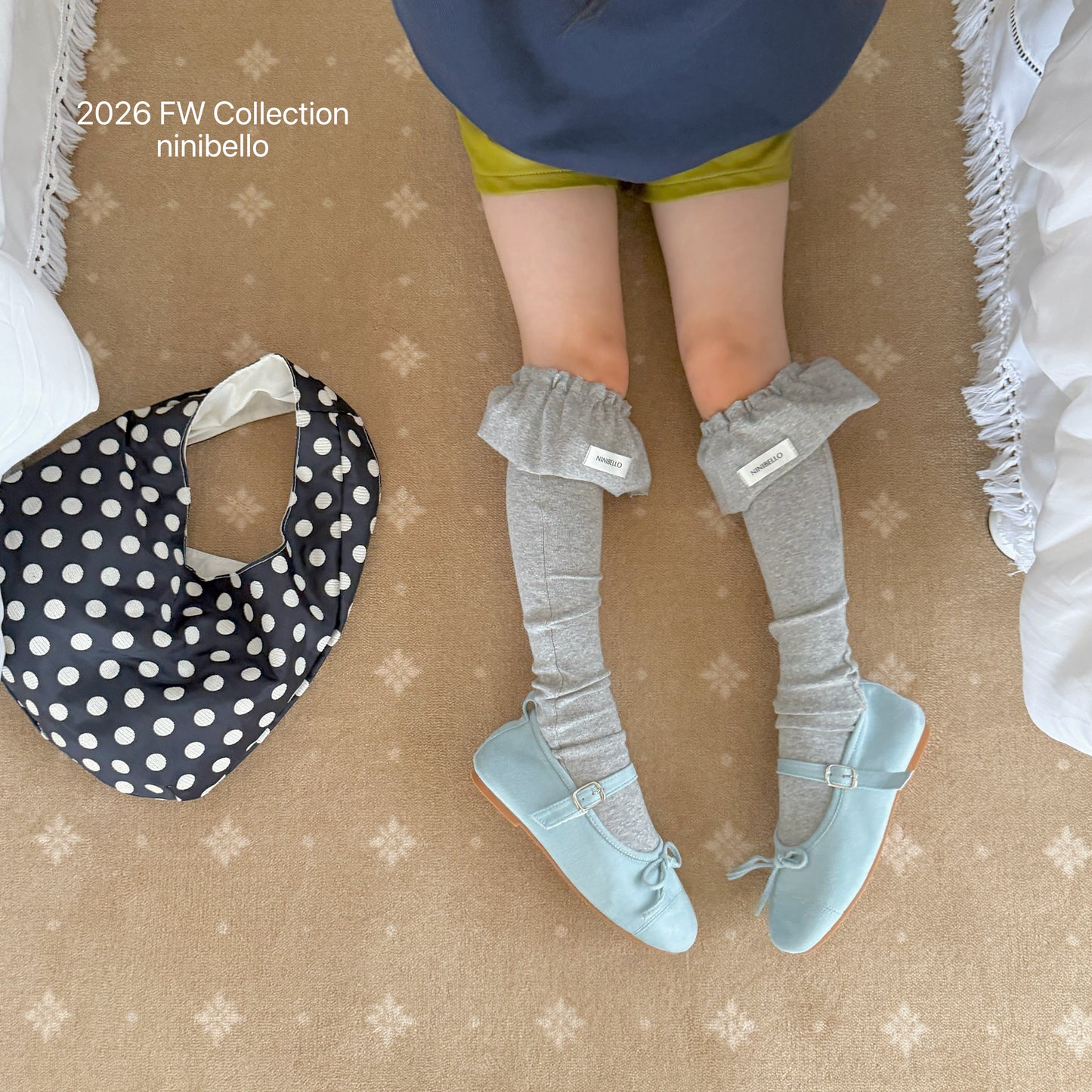 53.Pinter Frill Knee Socks