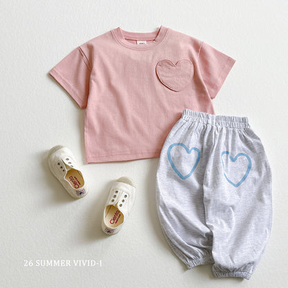 【PREORDER受付終了、ご希望はお問い合わせください。】33.Back Heart Jogger Pants
