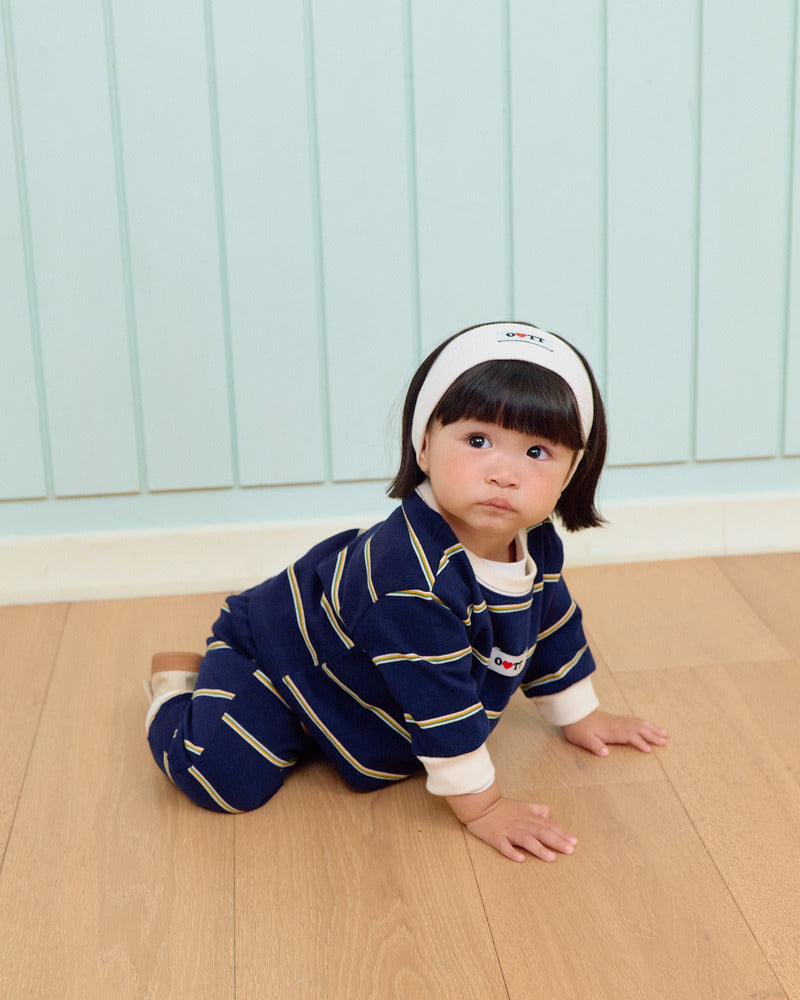 【PRE-ODER〆8.9(sun)】18.Rookie Striped Top & Bottom Set | oottbebe