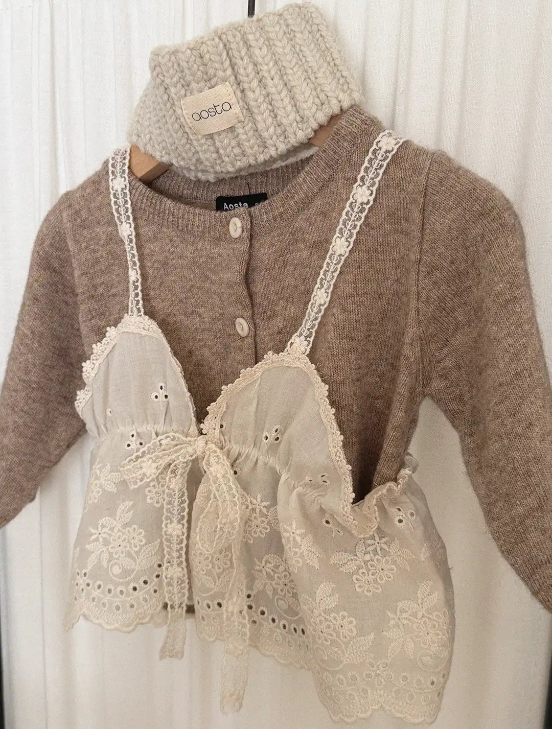 【秋のPRE-ODER 5%OFF】06.Knit Cashmere Cardigan