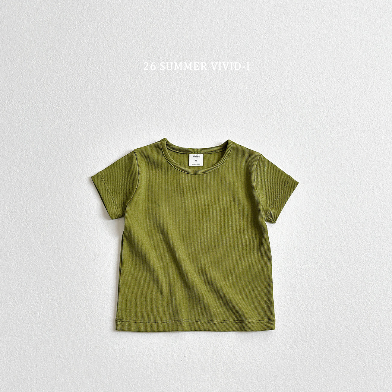 【PREORDER受付終了、ご希望はお問い合わせください。】71.Pastel Rib Tee
