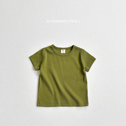 【PREORDER受付終了、ご希望はお問い合わせください。】71.Pastel Rib Tee