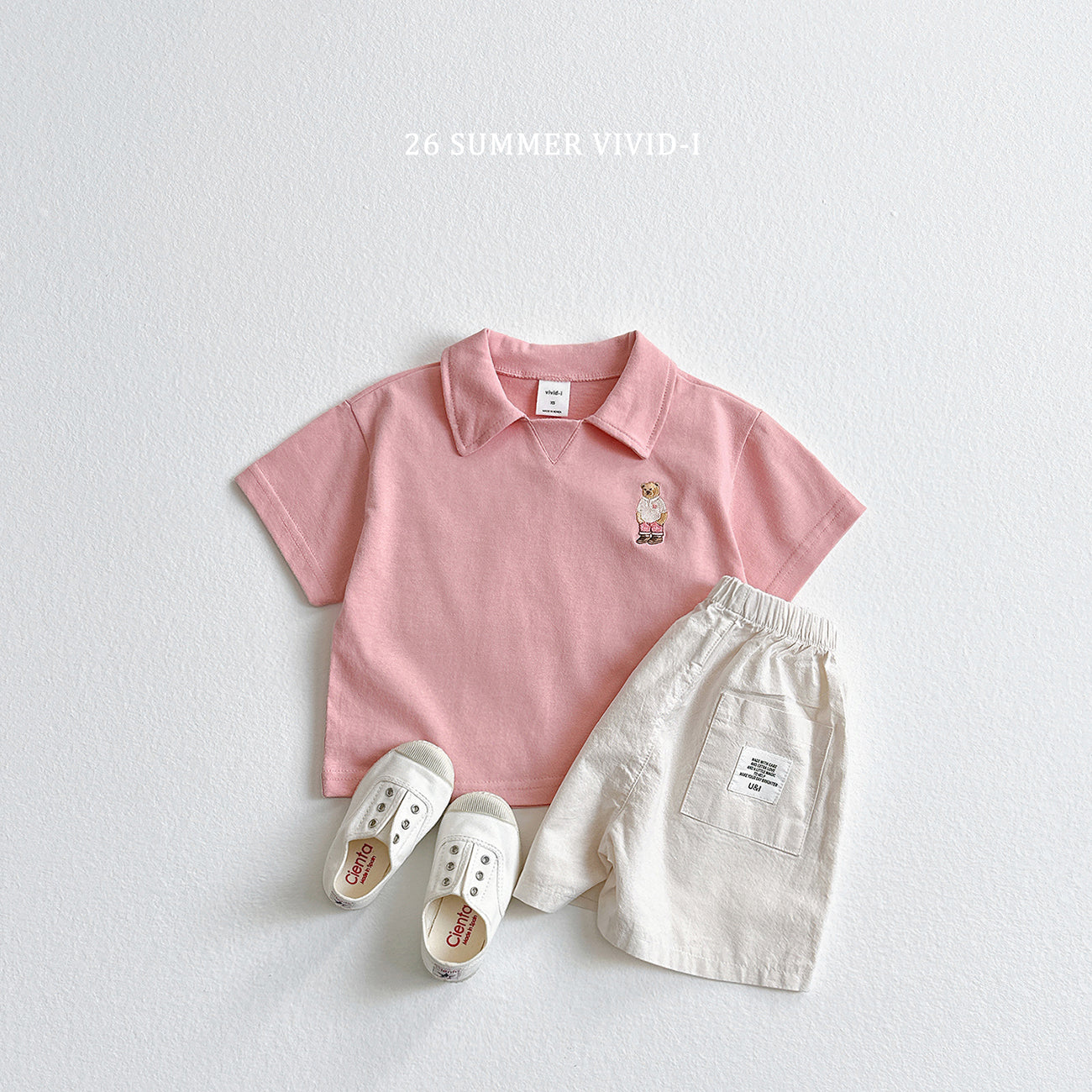 【PREORDER受付終了、ご希望はお問い合わせください。】95.Collar Bear Embroidery Set
