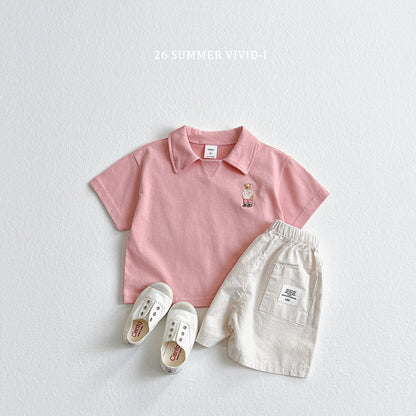 【PREORDER受付終了、ご希望はお問い合わせください。】95.Collar Bear Embroidery Set