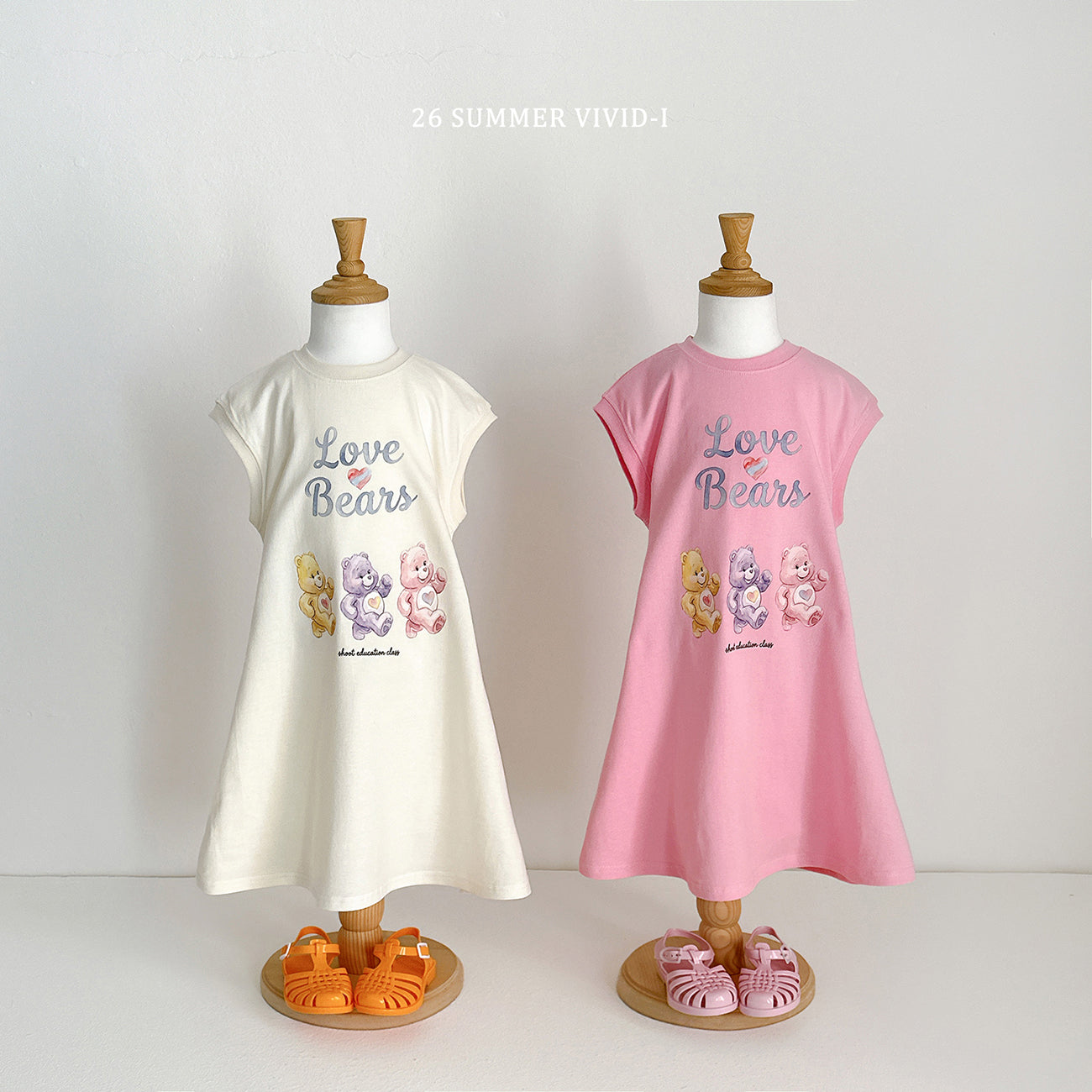 【PREORDER受付終了、ご希望はお問い合わせください。】90.Painted Bear Long Dress