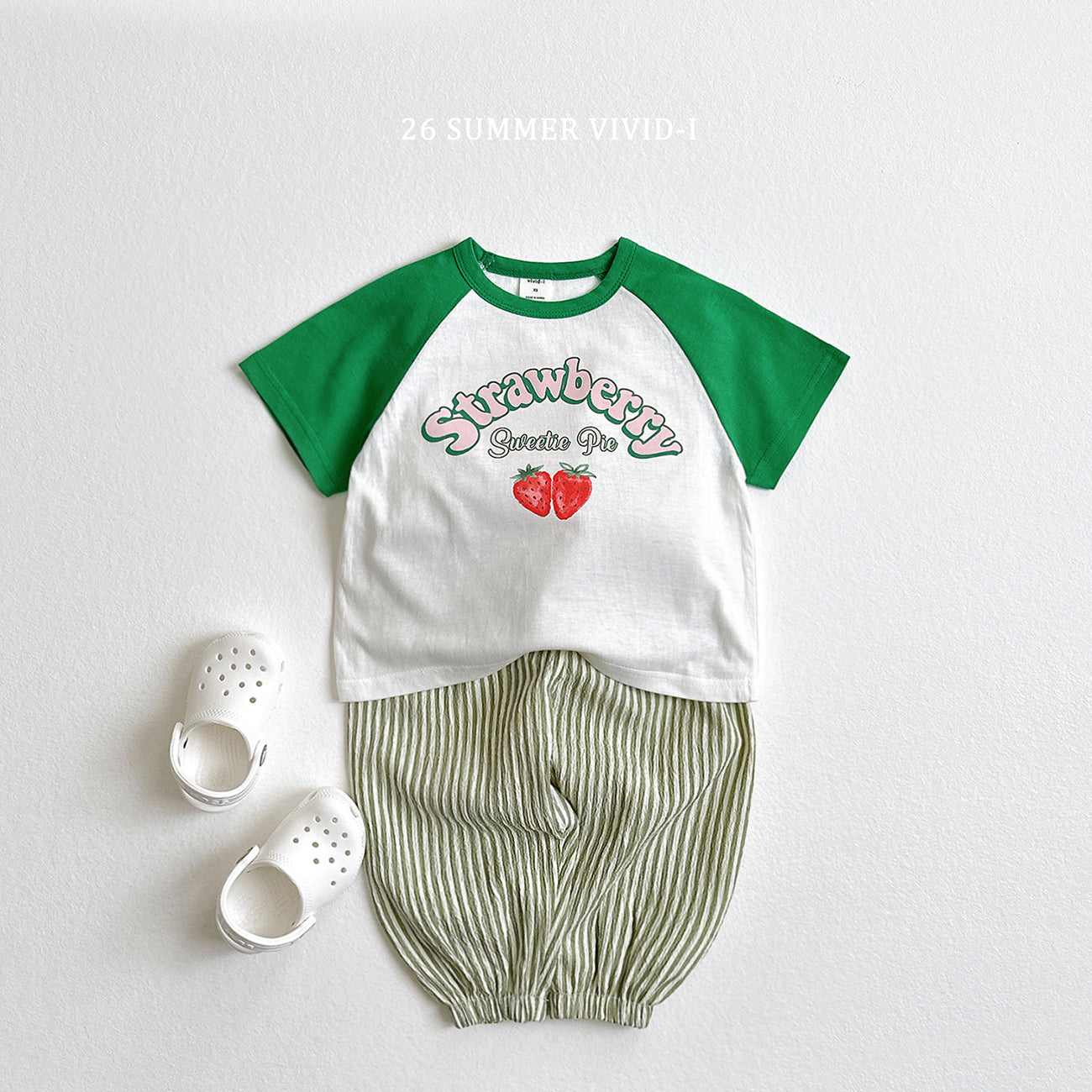 【PREORDER受付終了、ご希望はお問い合わせください。】74.Strawberry Dolman ShortSleeve Tee