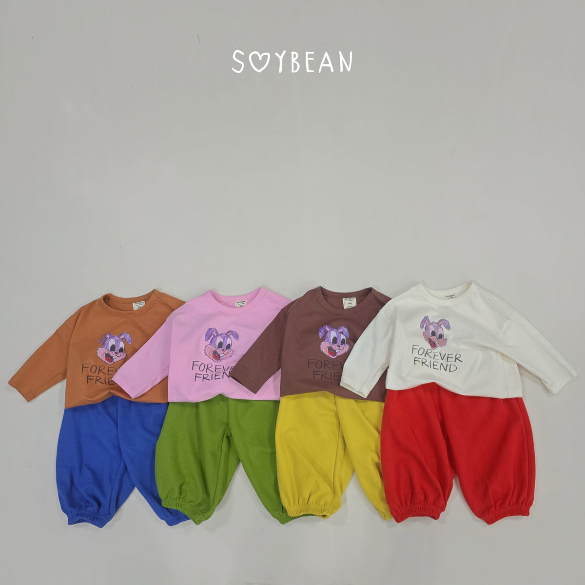 【秋のPRE-ODER 5%OFF】48.Bunny Friend Set (5 Sizes)