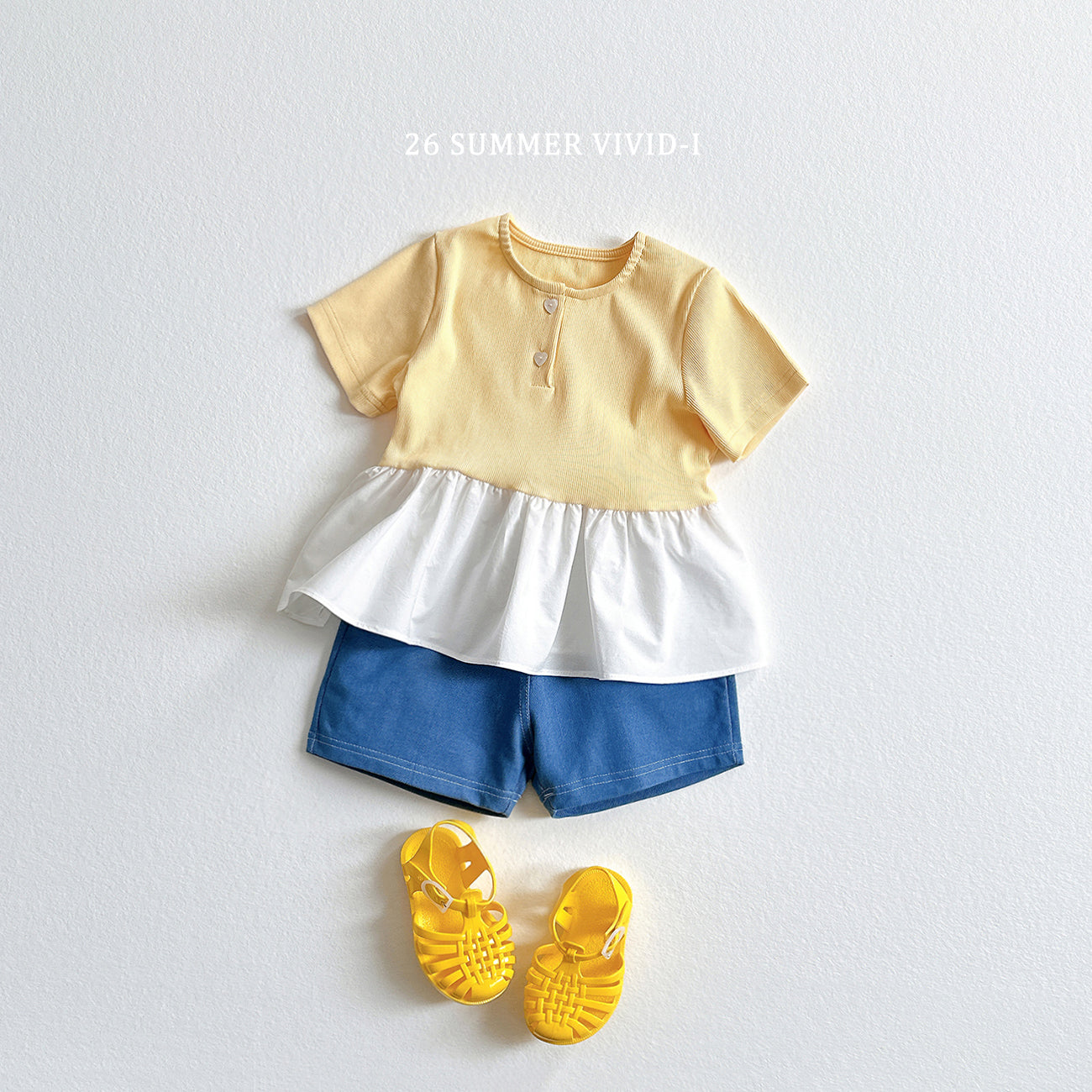 【PREORDER受付終了、ご希望はお問い合わせください。】13.Stretch Denim Shorts