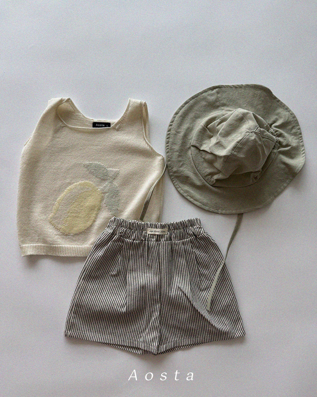 【PREORDER受付終了、ご希望はお問い合わせください。】19.Knit Fruit Vest