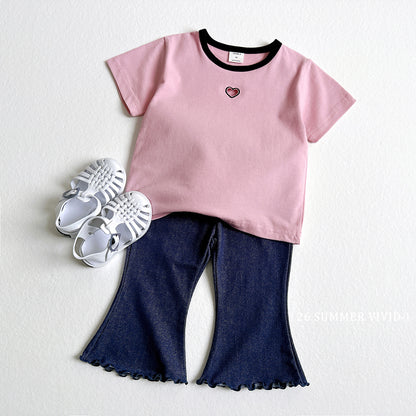 【PREORDER受付終了、ご希望はお問い合わせください。】29.Summer Indigo Bell 7分丈 Pants
