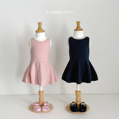 【PREORDER受付終了、ご希望はお問い合わせください。】89.Tennis Sleeveless Dress