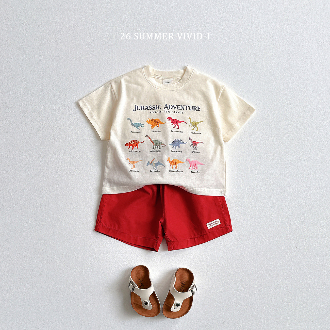 【PREORDER受付終了、ご希望はお問い合わせください。】49.Little Dino ShortSleeve Tee