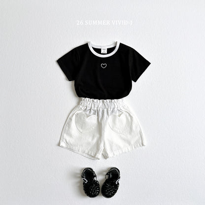 【PREORDER受付終了、ご希望はお問い合わせください。】25.Heart Pocket Shorts