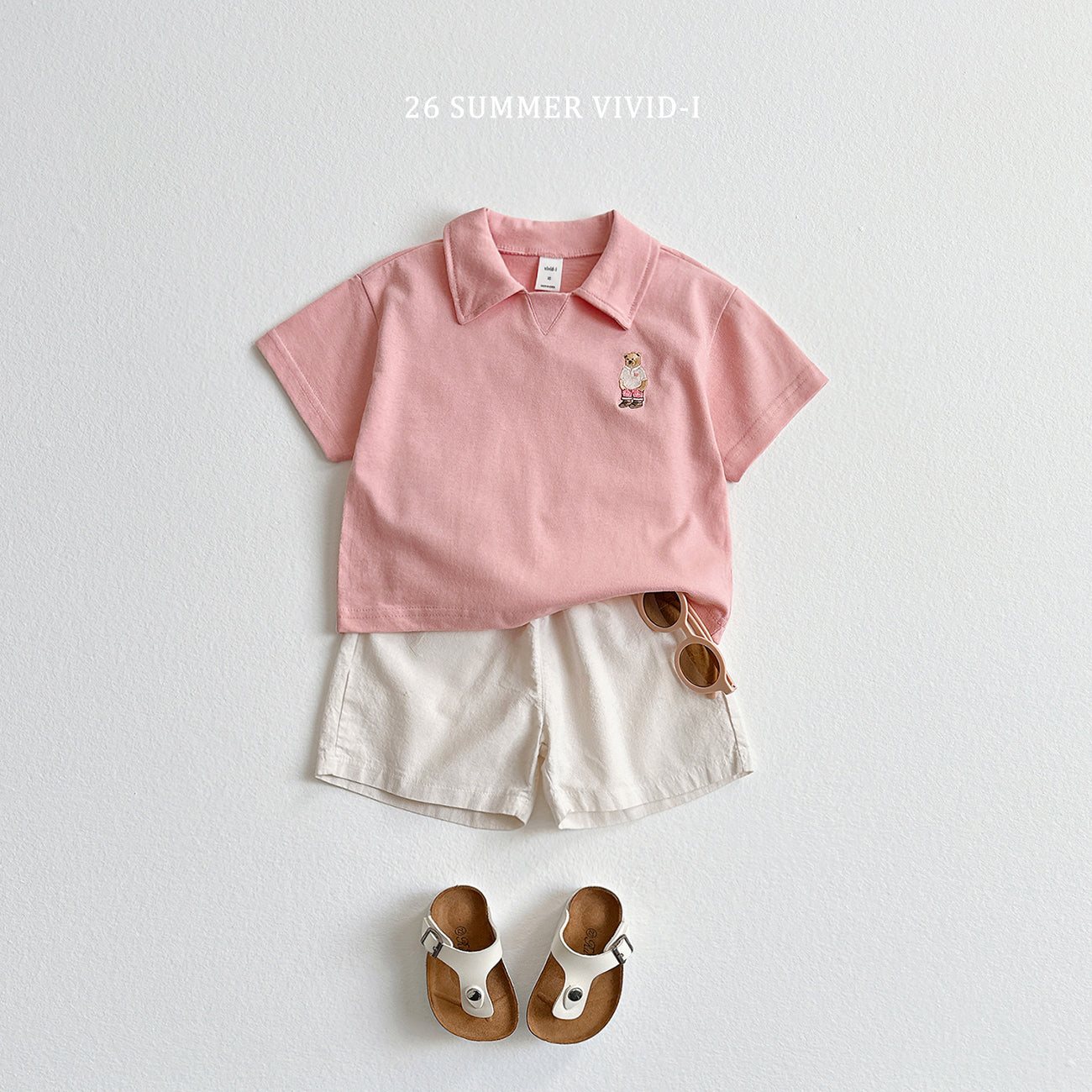 【PREORDER受付終了、ご希望はお問い合わせください。】95.Collar Bear Embroidery Set