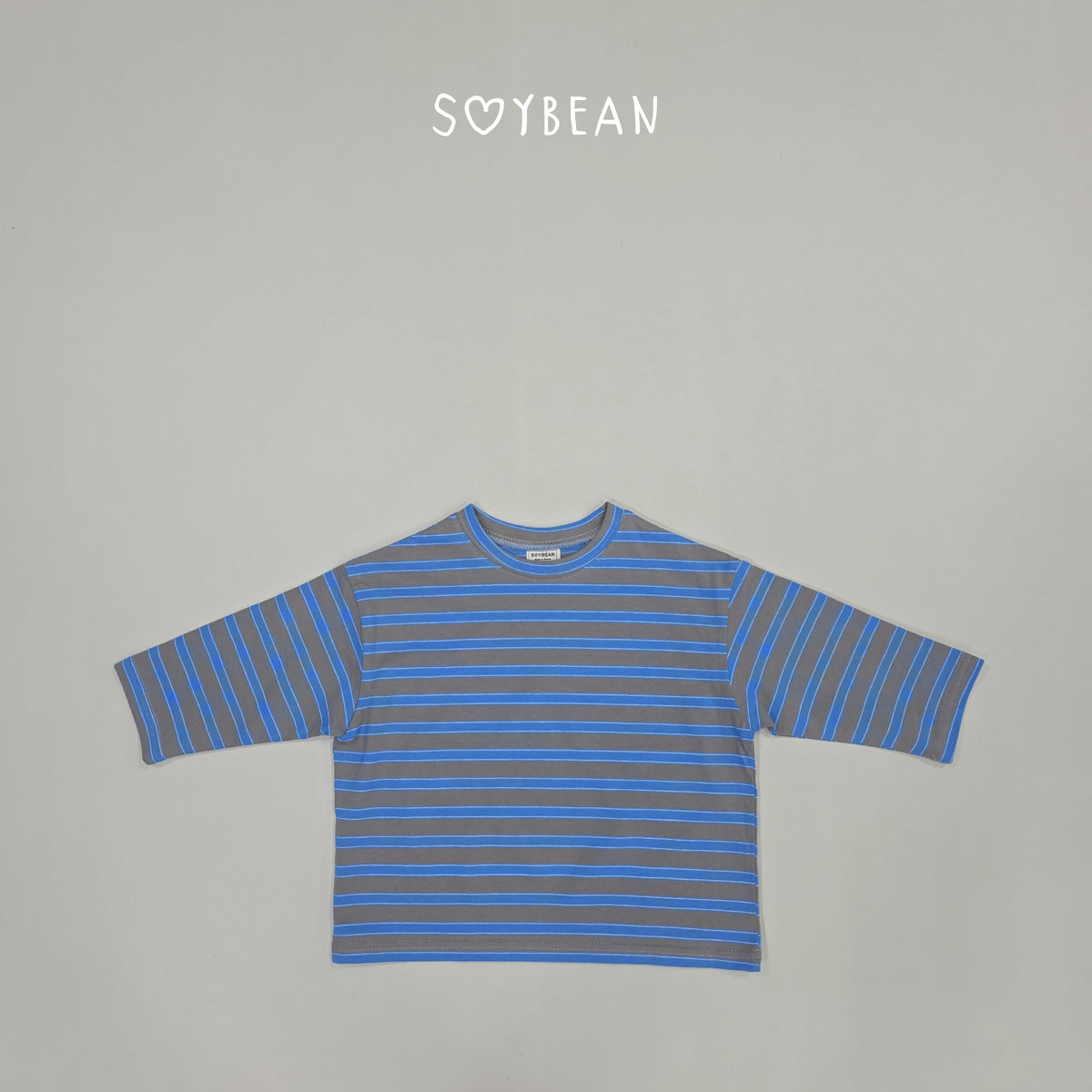 【秋のPRE-ODER 5%OFF】09.Oversized Boxy Stripe Tee (7 Sizes)