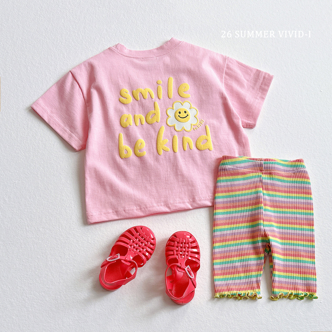 【PREORDER受付終了、ご希望はお問い合わせください。】40.Rainbow Rib Leggings