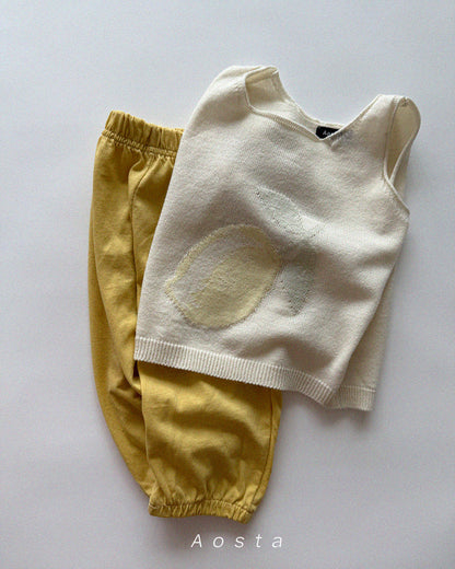 【PREORDER受付終了、ご希望はお問い合わせください。】19.Knit Fruit Vest