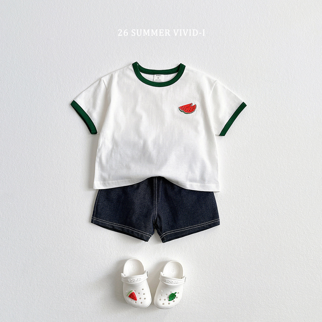 【PREORDER受付終了、ご希望はお問い合わせください。】99.Fruit Embroidery Raglan Set