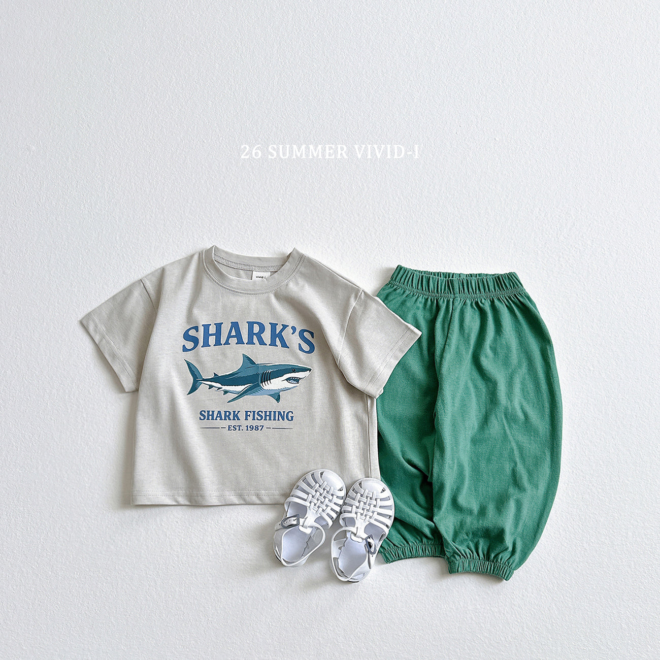 【PREORDER受付終了、ご希望はお問い合わせください。】43.Shark Silket ShortSleeve Tee