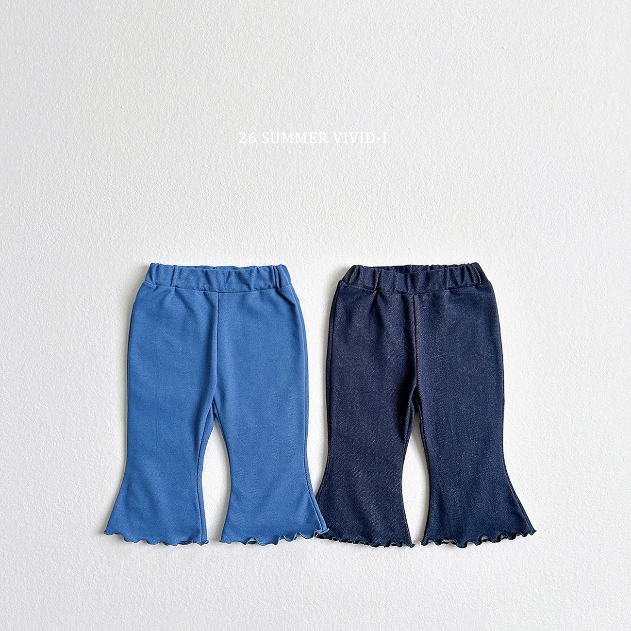 【PREORDER受付終了、ご希望はお問い合わせください。】29.Summer Indigo Bell 7分丈 Pants