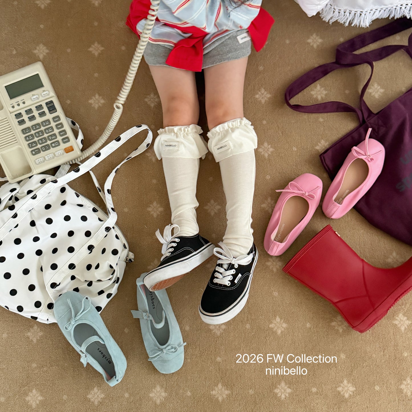 53.Pinter Frill Knee Socks
