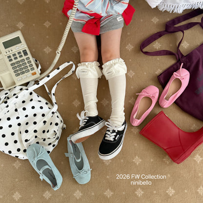 53.Pinter Frill Knee Socks
