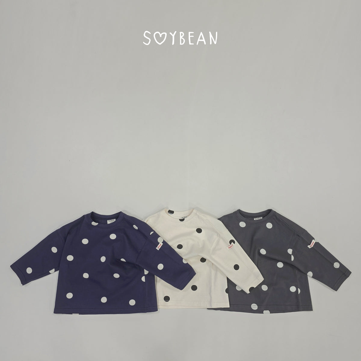 【秋のPRE-ODER 5%OFF】11.Oversized Boxy Dot Tee (7 Sizes)