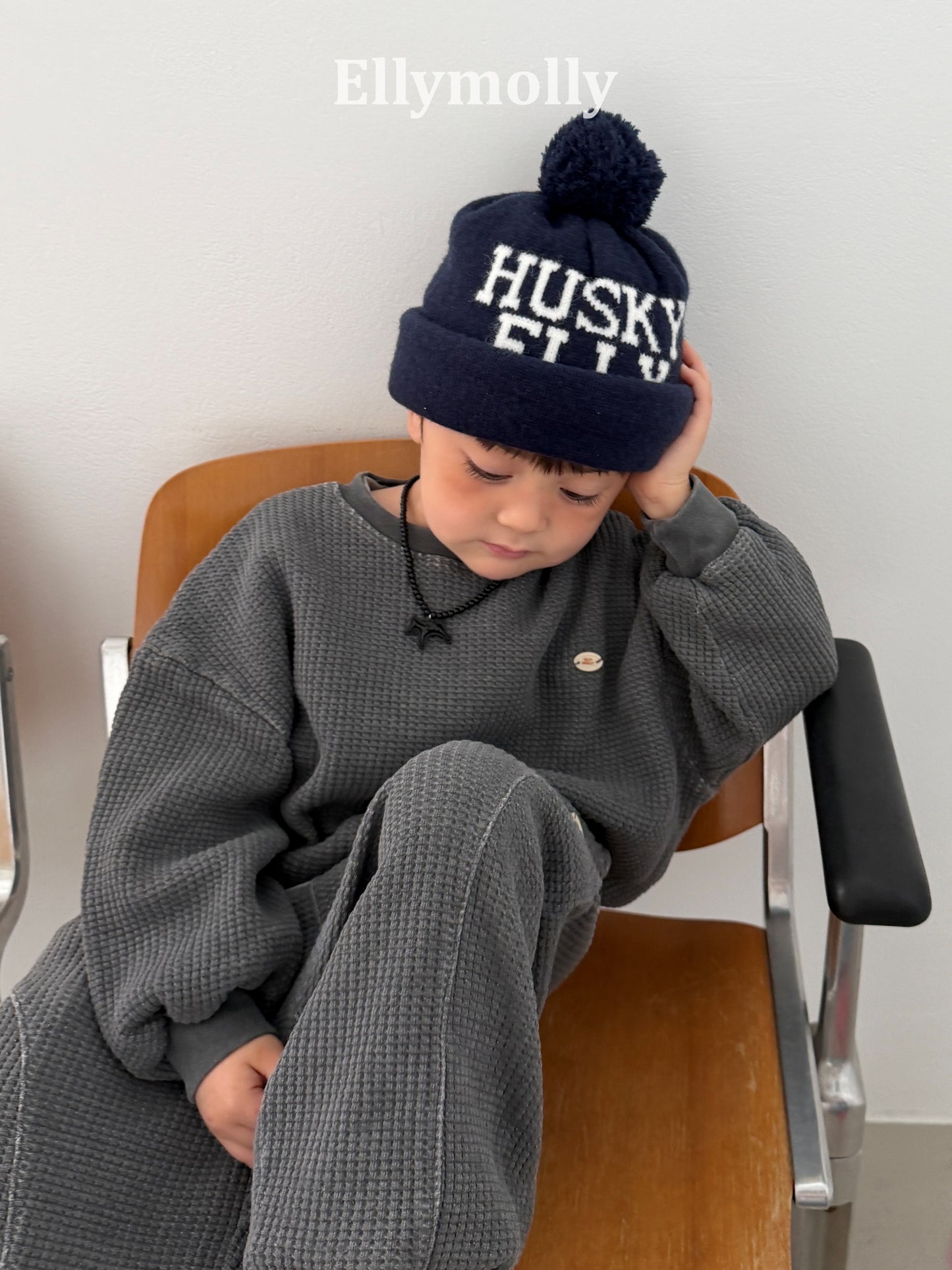 【PRE-ODER〆8.9(sun)】06.King Waffle Sweatshirt | ellymolly