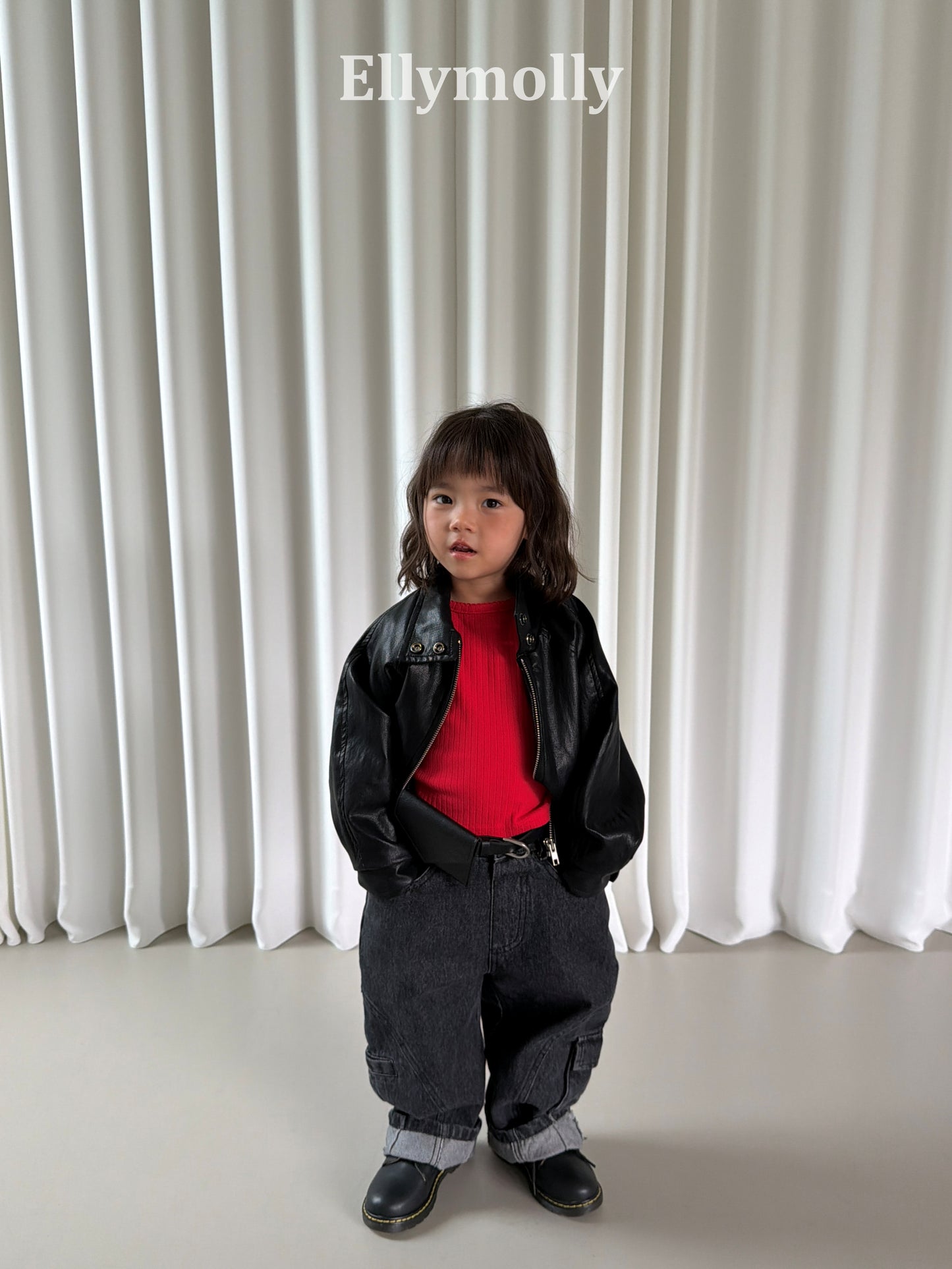 【PRE-ODER〆8.9(sun)】02.Rusk Leather Jacket | ellymolly