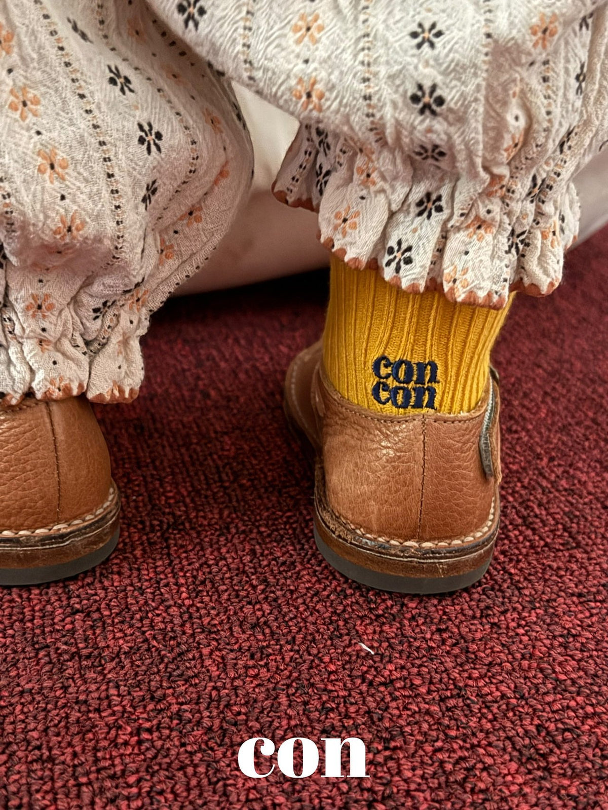 【秋のPRE-ODER 5%OFF】12.CON Socks | CON