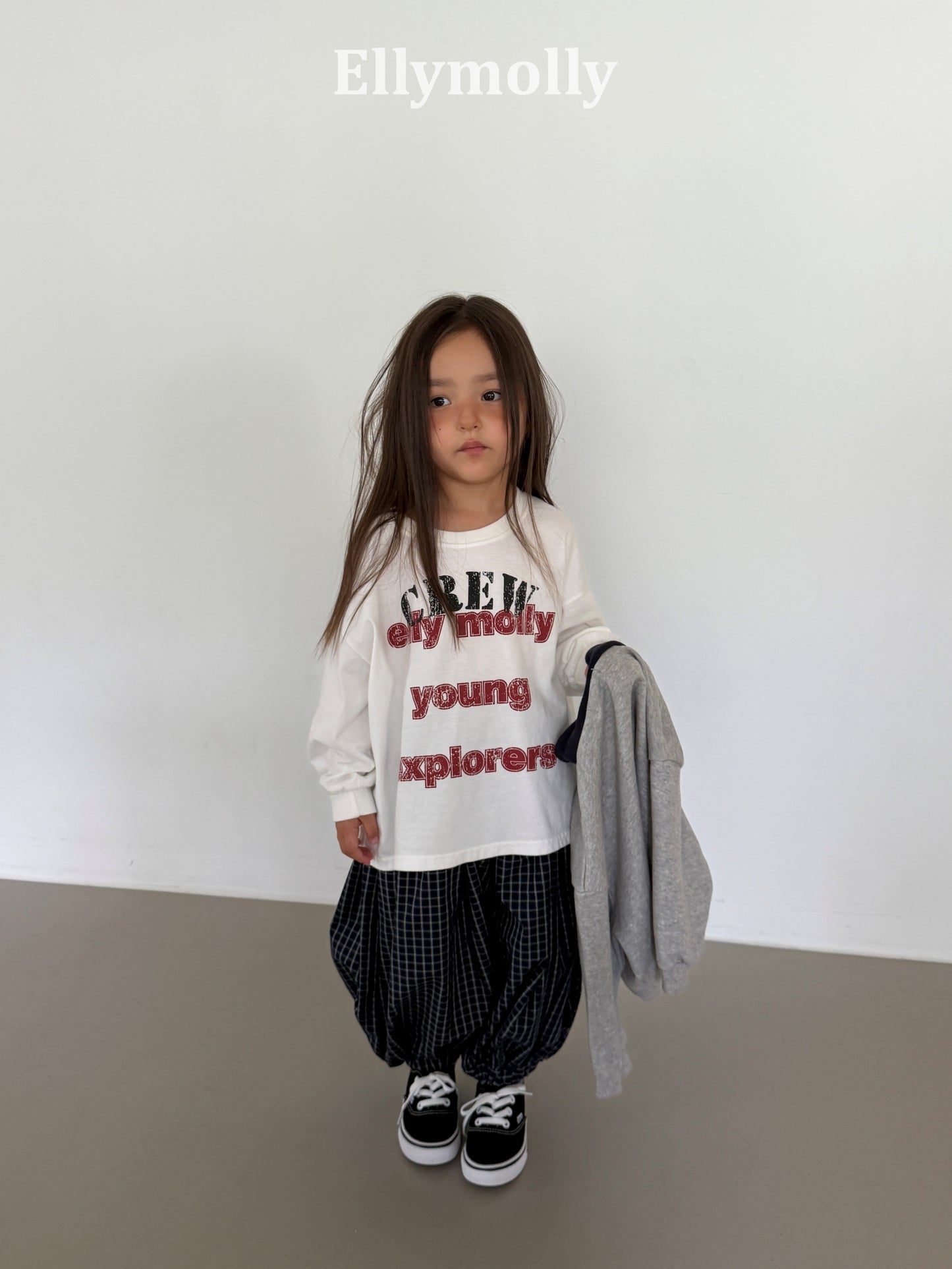 【PRE-ODER〆8.9(sun)】52.Autumn Grid Balloon Pants | ellymolly