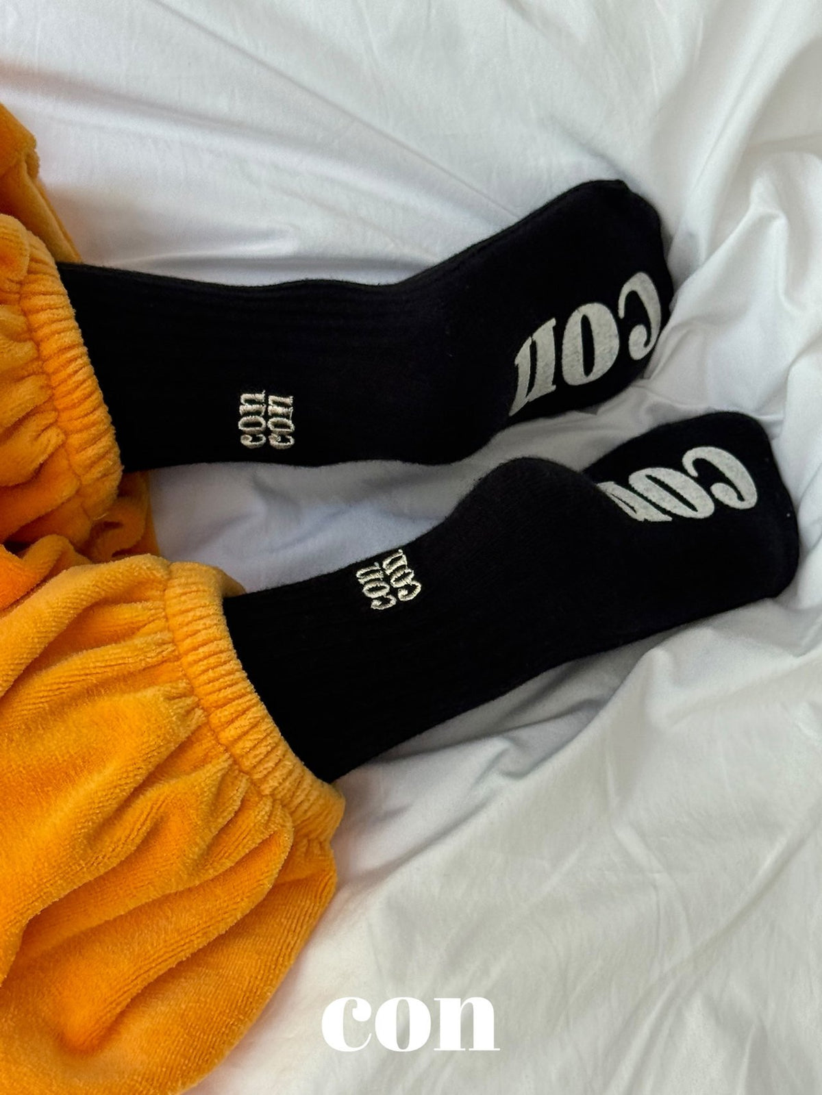 【秋のPRE-ODER 5%OFF】12.CON Socks | CON
