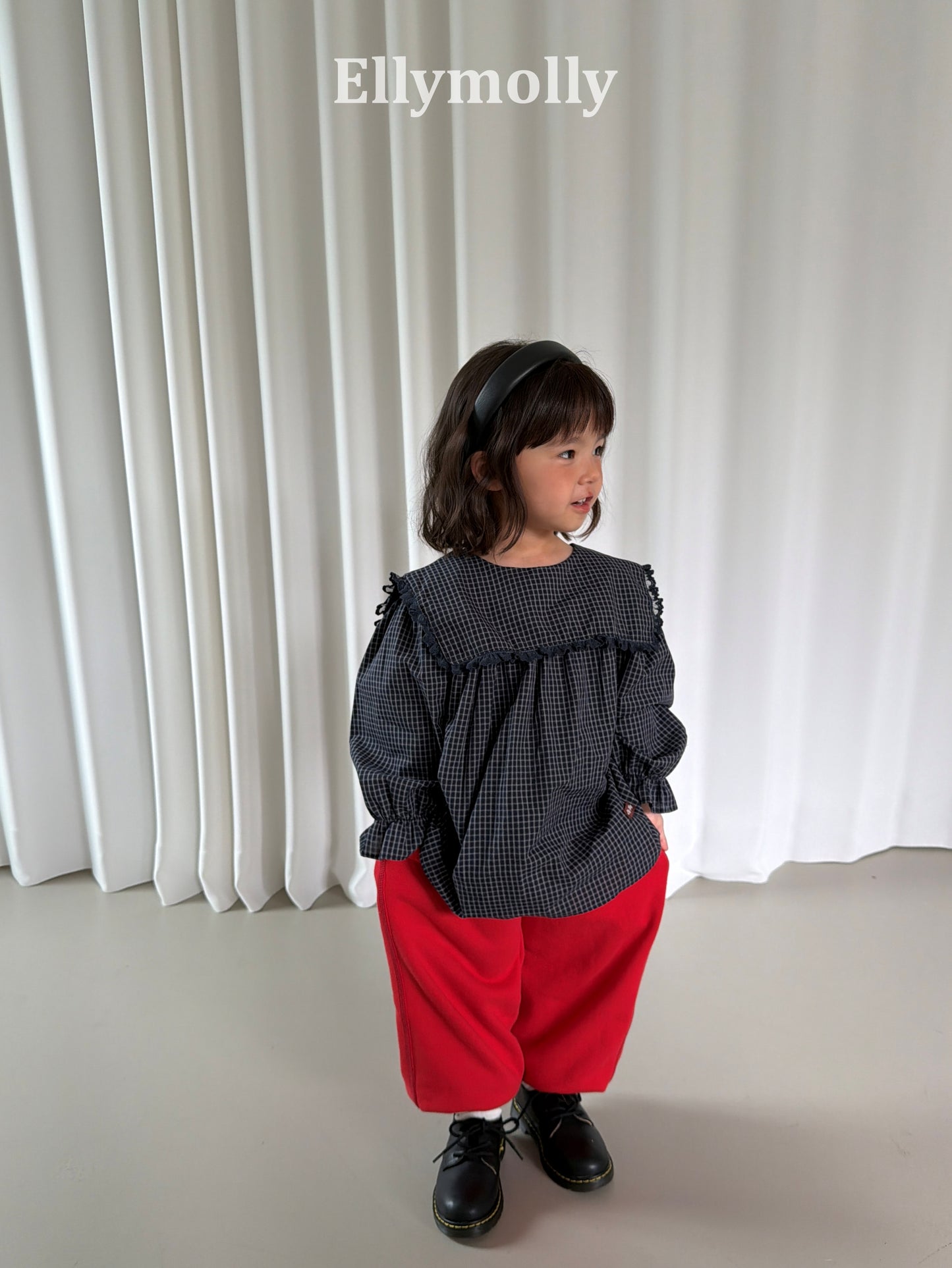 【PRE-ODER〆8.9(sun)】61.Musk Check Blouse | ellymolly