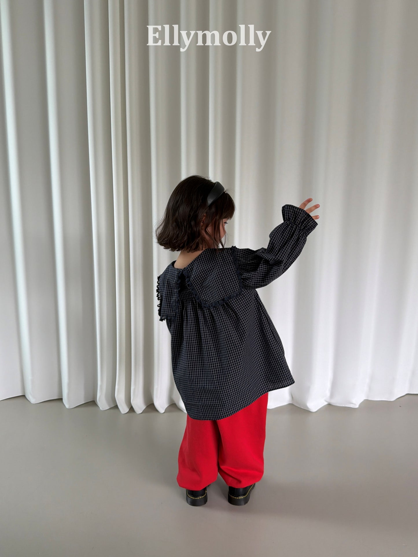 【PRE-ODER〆8.9(sun)】61.Musk Check Blouse | ellymolly