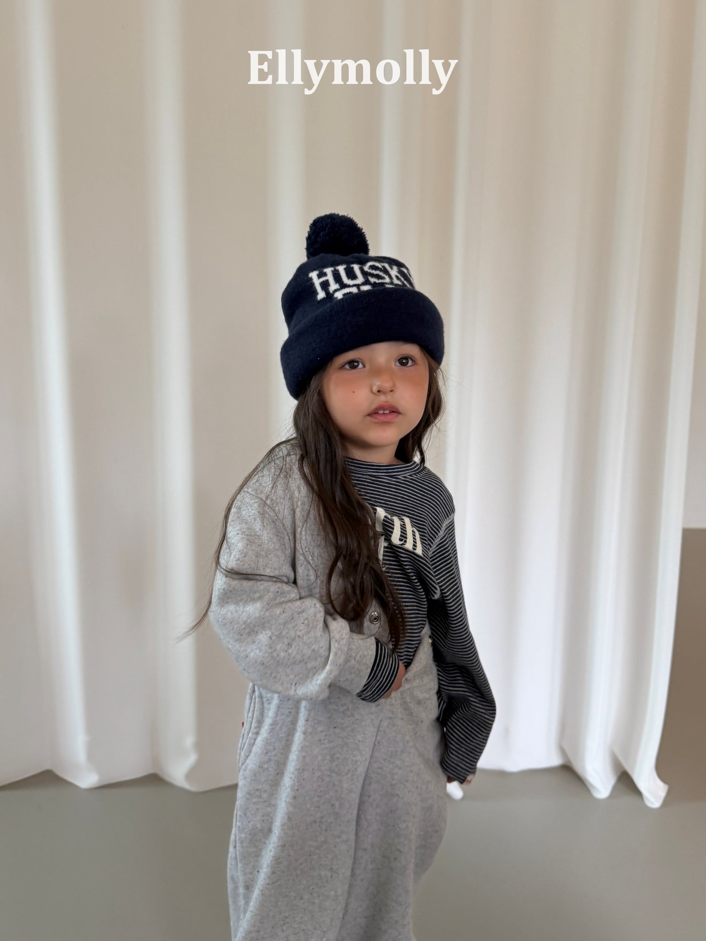 【PRE-ODER〆8.9(sun)】68.Husky Pom-Pom Beanie | ellymolly