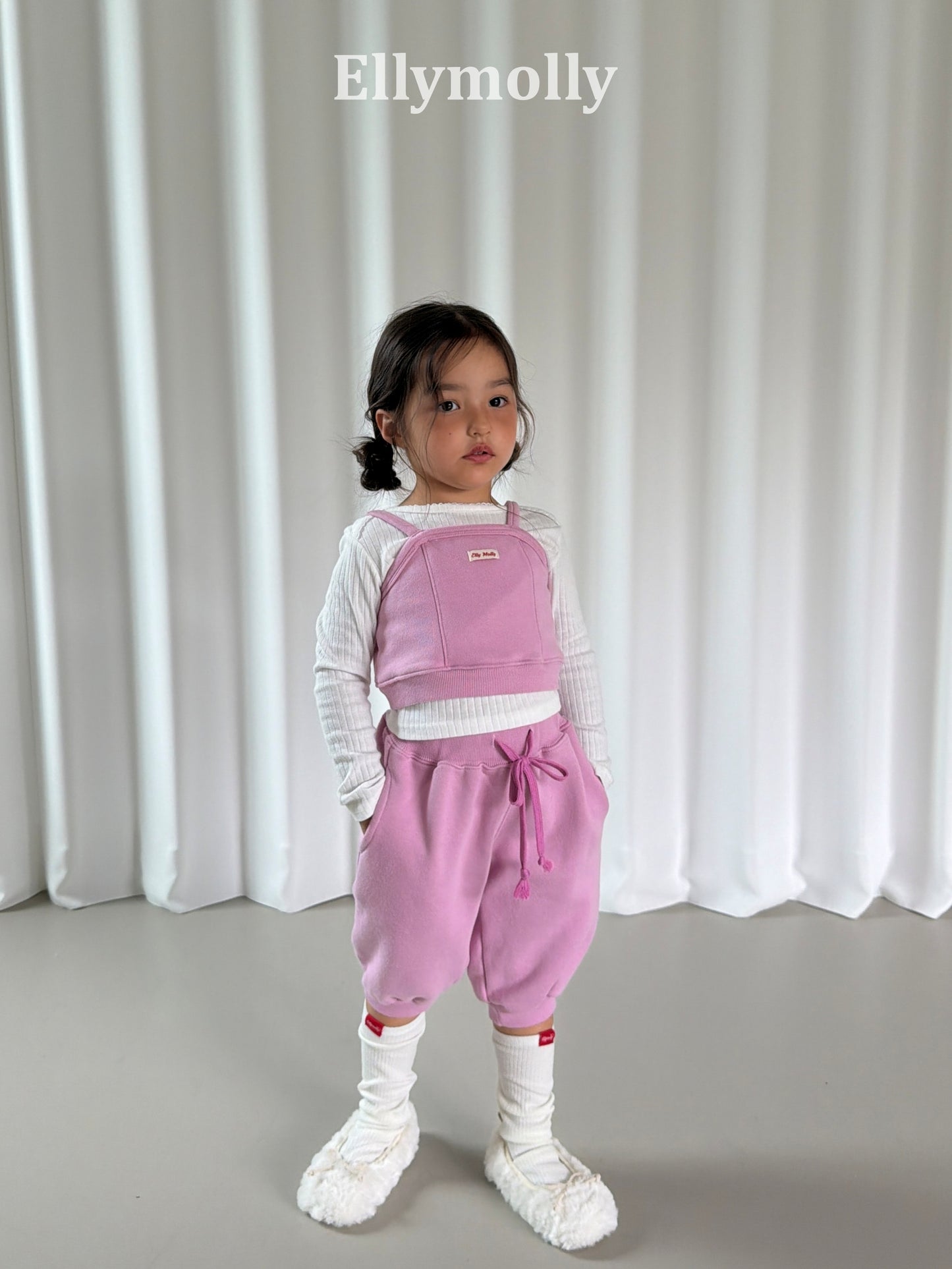 【PRE-ODER〆8.9(sun)】42.Bubble Capri Jogger Pants | ellymolly