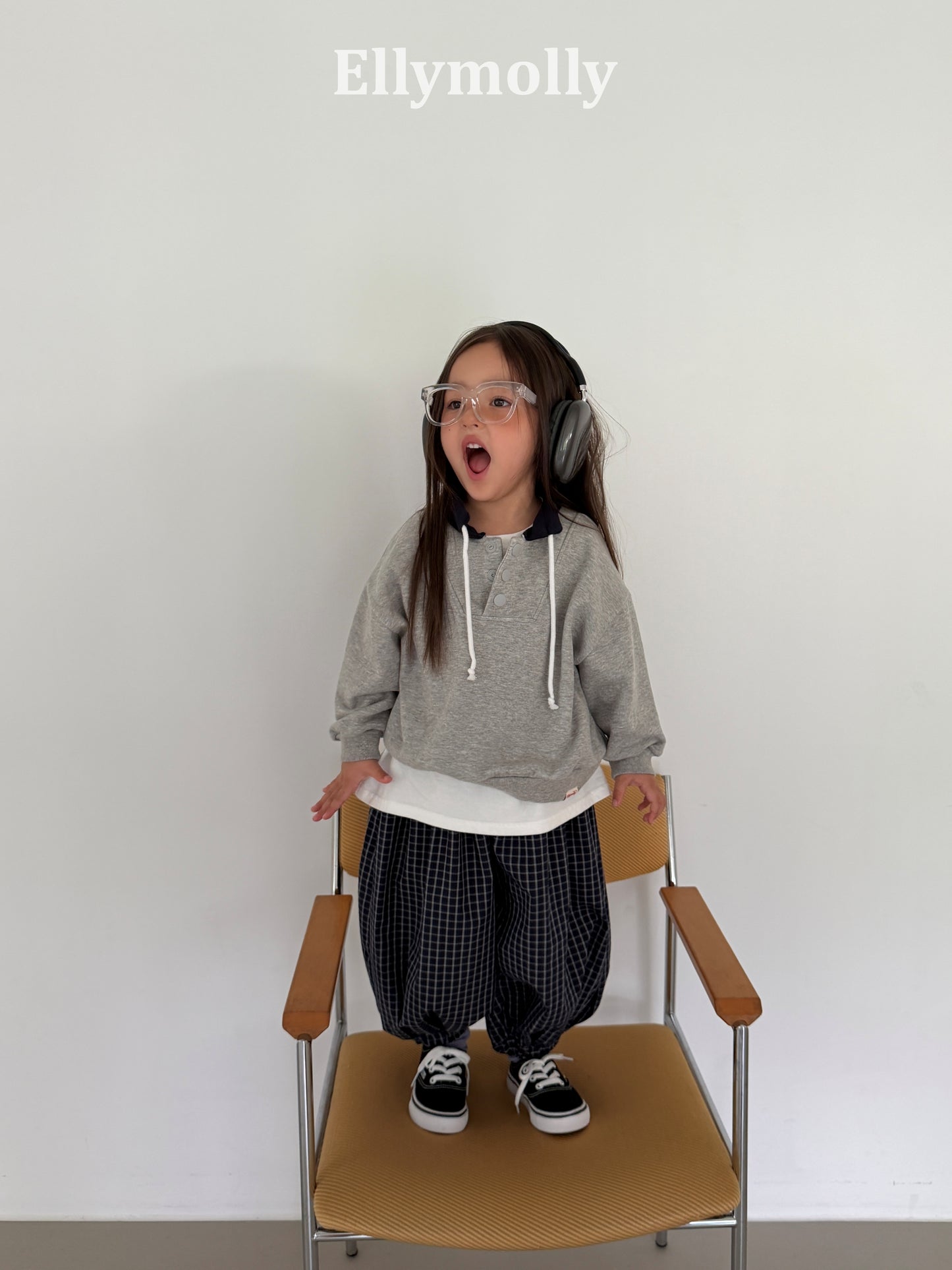 【PRE-ODER〆8.9(sun)】52.Autumn Grid Balloon Pants | ellymolly