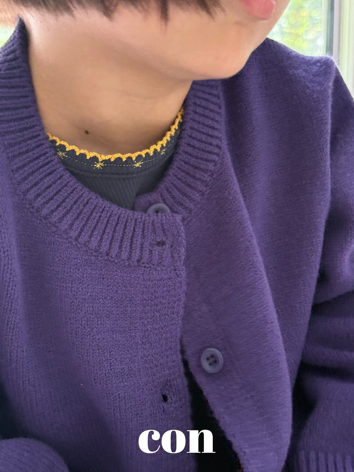【秋のPRE-ODER 5%OFF】33.CON Color Cardigan | CON
